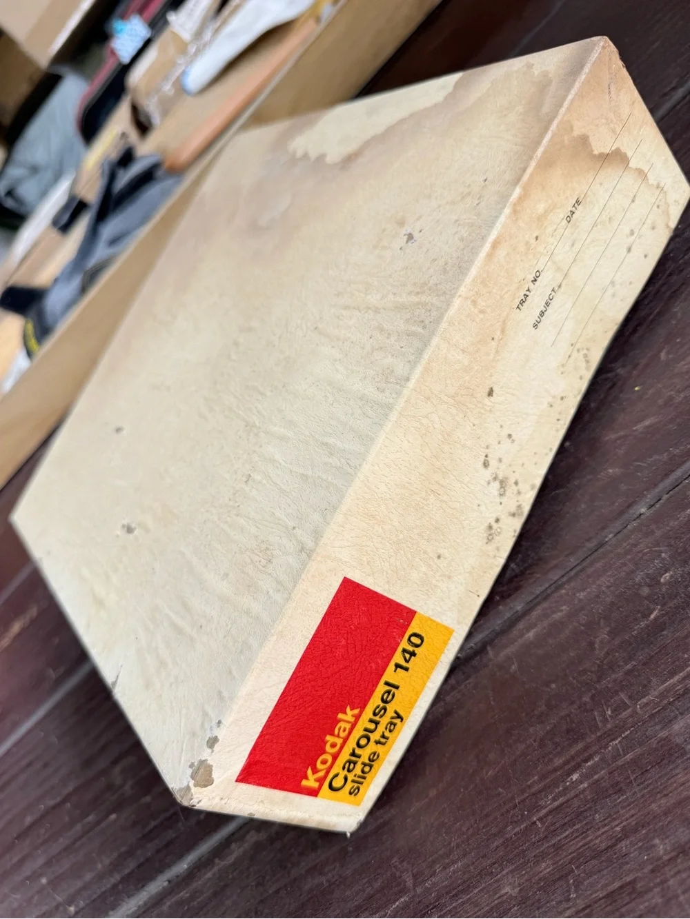 Kodak Carousel 140 Slide Tray for Kodak Slide Projector 140 Capacity w/ Clips